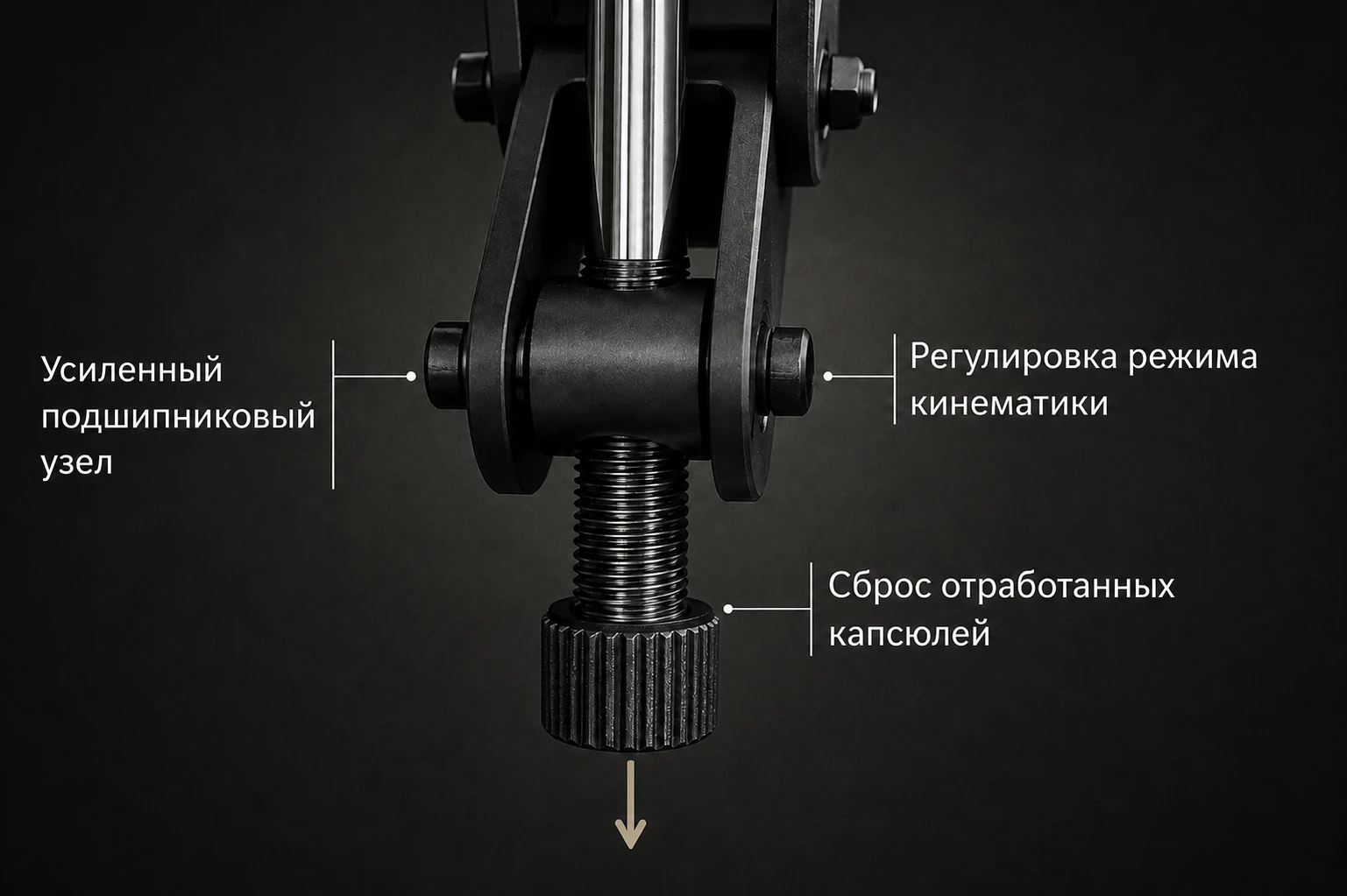 Усиленный подшипниковый узел и регулируемая кинематика пресса